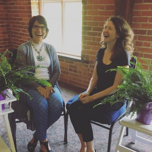 Pretending to be on the set of Between Two Ferns