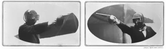 Duelling pistol shooting