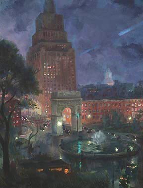 Wetnightwashingtonsquarejohnsloan1928