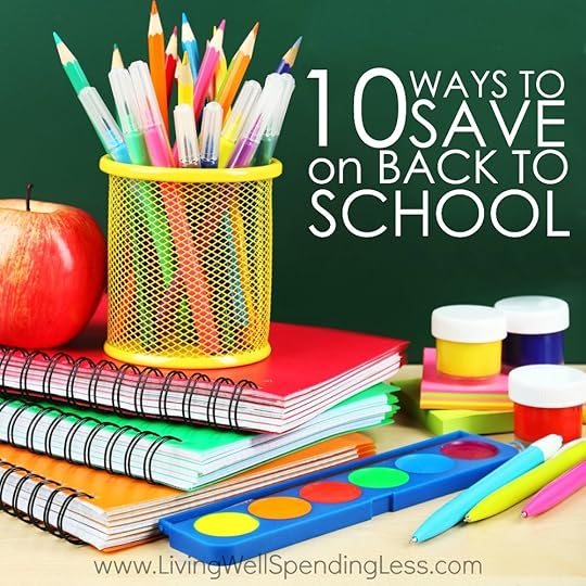 Back-to-school time can be hard on the budget, especially when money is tight. All those little expenses sure add up! Whether you've got preschoolers or high-schoolers (or any age in between), don't miss these 10 smart ways to save on back to school!