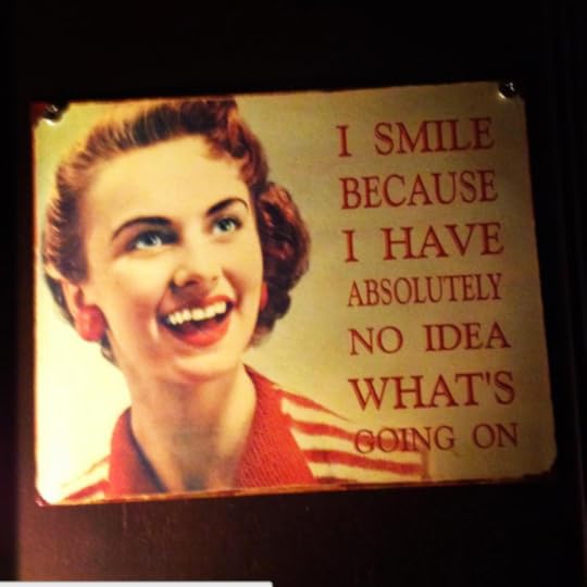 On the wall of a pub in Amsterdam, earlier. 