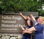 My road trip buddies at Valley Forge, which we found accidentally by getting lost in Philly.