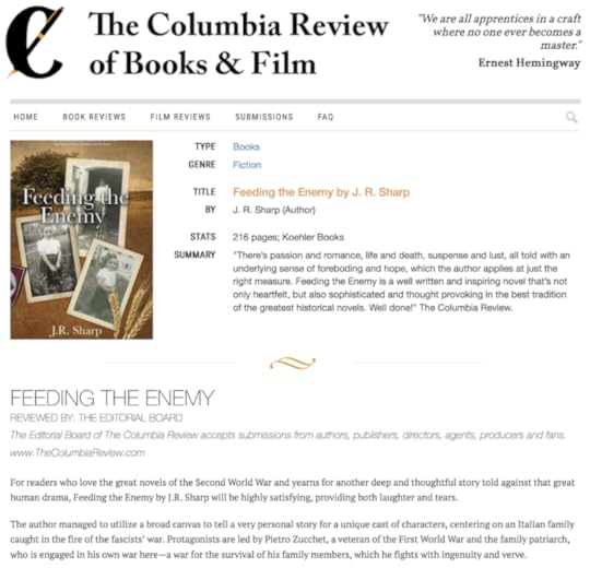 Columbia-Review-of-Feeding-the-Enemy-by-JR-Sharp