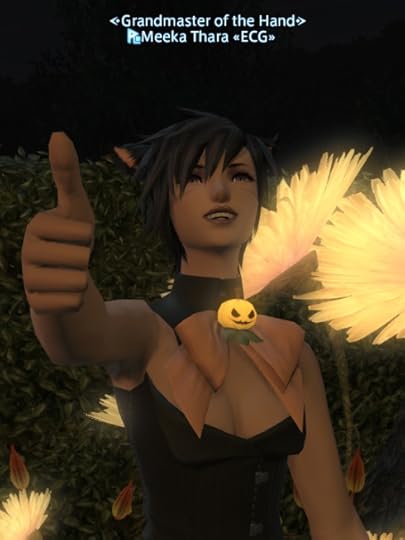 meeka thumbs up
