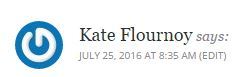Kate Flournoy on why writing is important
