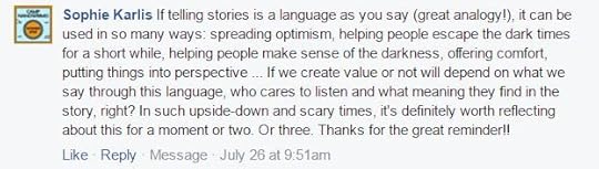 Sophie on why writing is important