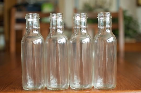 Twelve ounce bbq sauce jars