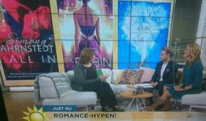 Vi pratade om utlandet.