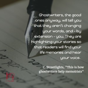 ghostwriters memoirists