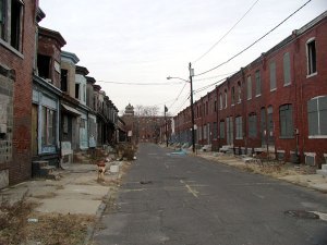 A Baltimore ghetto