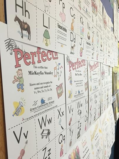 Learning certificates celebrate children's achievements and keep parents informed.