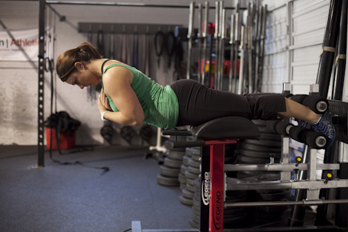 Back extension finish