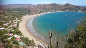 Not the actual beach, but this was the main one in San Juan Del Sur