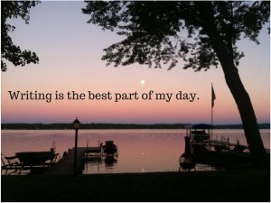 Writing is the best part of my day