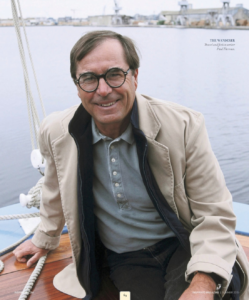 Author Paul Theroux has long felt at home when surrounded by water.