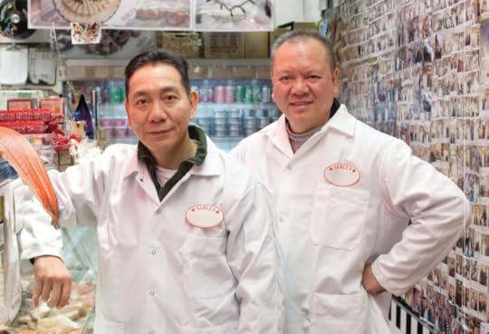 Immigrants Kenny and Danny Sze trained at Zabar's and now how their own smoked fish emporium on NYC's upper east side.