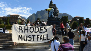 Protests against Rhodes statues at the University of Cape Town