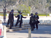 Zoot suits by Aaron F. CC BY-SA 2.0 via Wikimedia Commons. 