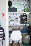 Closet workspace via I Heart Organizing