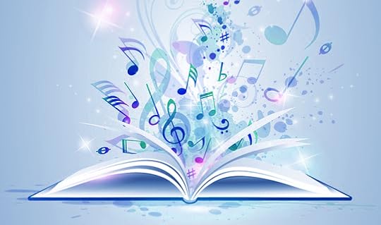 Vector abstract background with open book and notes. EPS 10 file, contains transparencies.