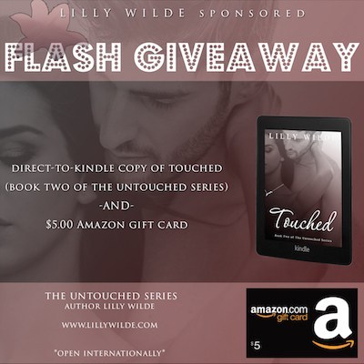 Touched Ebook Giveaway and 5 dollars