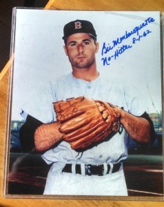 My autographed Mill Monbouquette photo.