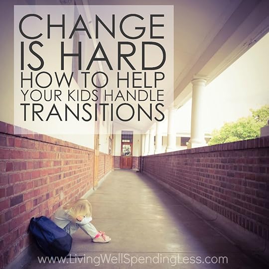 Change can be hard for all of us, but especially for kids. Whether it is dealing with a new school, a new family member, or a change in routine, transitions can be a challenging and stressful time. If someone you know is having trouble adjusting, don't miss these helpful tips for helping kids handle transitions and change!