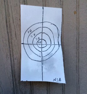 squirt gun target