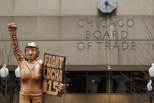 Fight for $15 statue