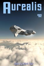revised Aurealis #92 cover space ship Michael Pryor
