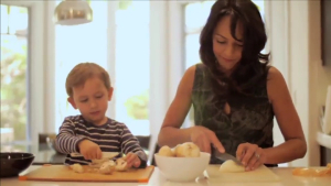 child cooking