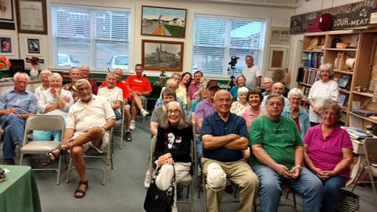 Nice turnout at the Lisbon Historical Society to hear about John Gould.