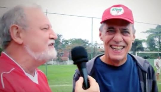 Stedile, do MST, com o camarada Chico Buarque