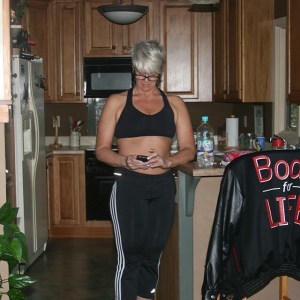 CrossFit coach Michelle Simpson before opening Garagegym107