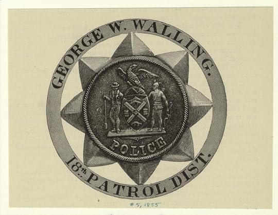 Police Badge Of George W. Walling, 18th Patrol District, New York City. NYPLDC