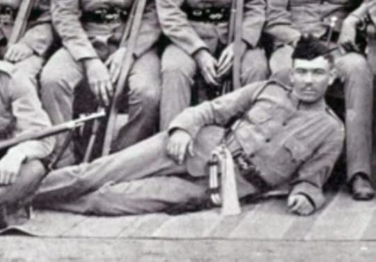 Bugler Moses Neill in India