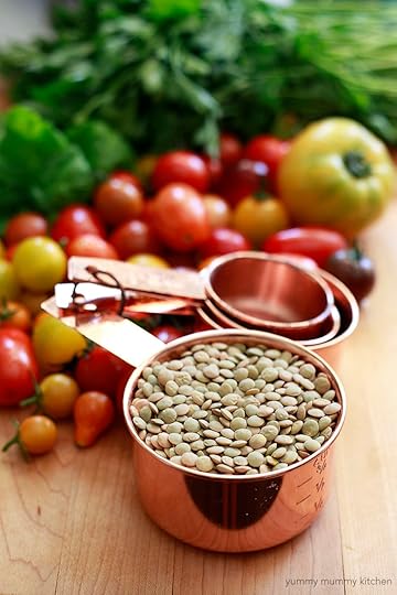 green lentil salad