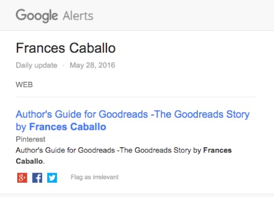 Google Alert re Pinterest