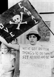 Photo Credit: A protest by Love Canal residents, ca. 1978. Public Domain