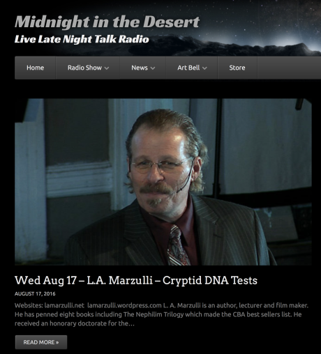 Midnight in the desert