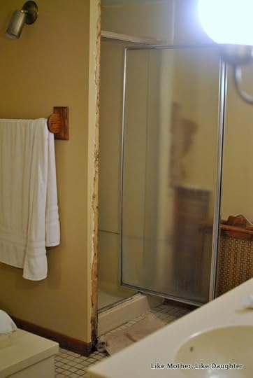 BEFORE: Working with almond fixtures ~ Like Mother, Like Daughter