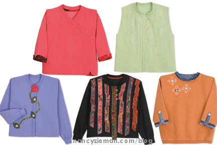 Best Sweatshirt Makeovers, Nancy Zieman Mary Mulari, Sewing With Nancy