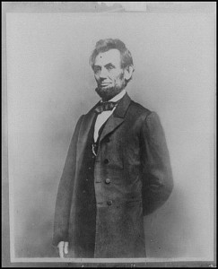 Lincoln standing