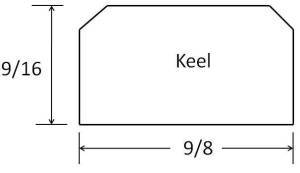 Tremblay Canoe Keel