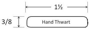 Tremblay Canoe Hand Thwart