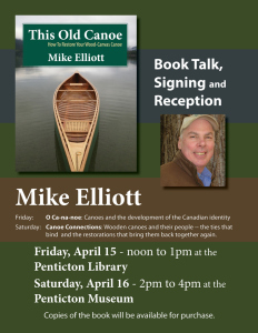 This Old Canoe Book signing Penticton