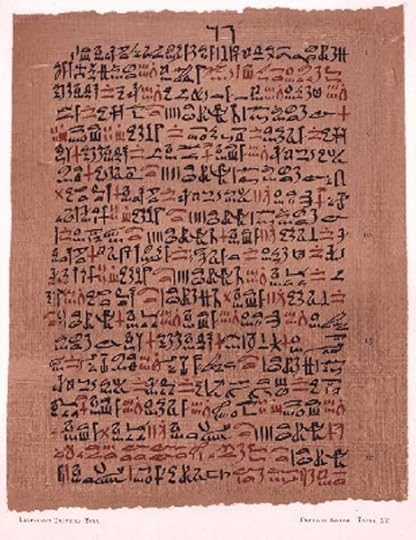 A sample of the Papyrus Ebers.
