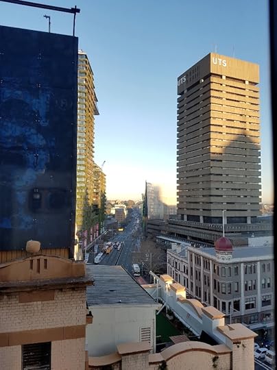 The morning view from the same hotel window.