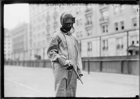 Athletes wore masks and hand-guards for safety.