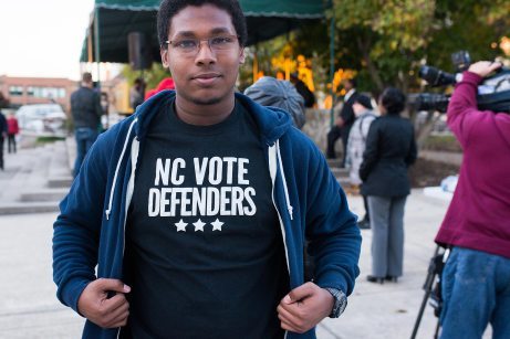 Marc Silvey of Ignite NC a student voting rights group that works to defend the youth vote.